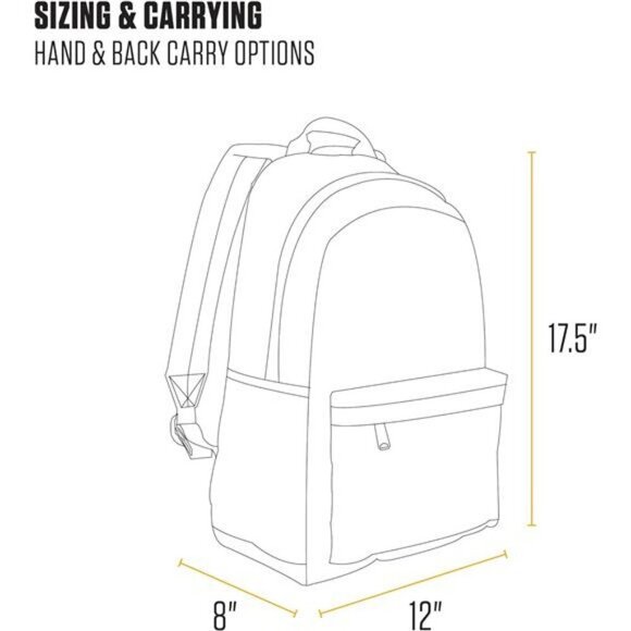 Carhartt 21L Water Resistant Backpack Laptop Bag Travel Work School Unisex main image 4